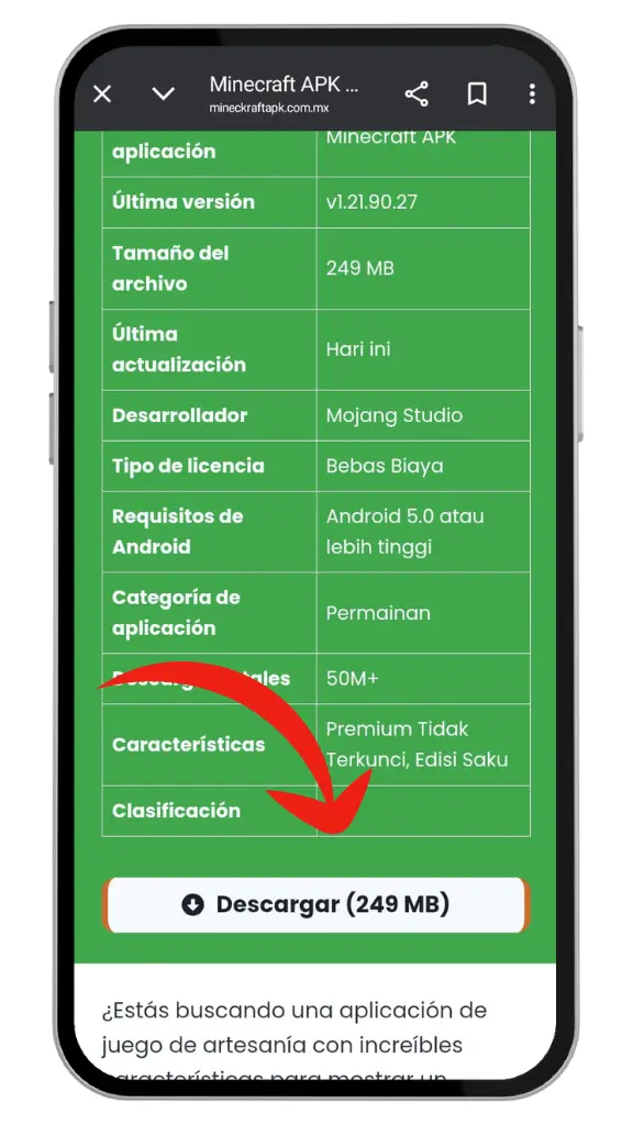 Descargar Minecraft