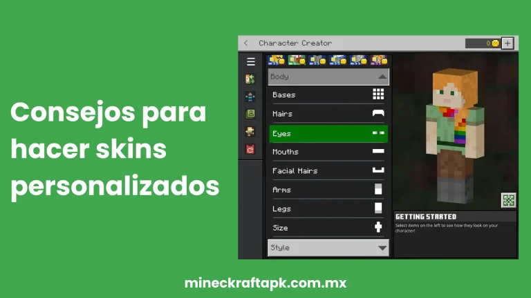 Consejos para hacer skins personalizados